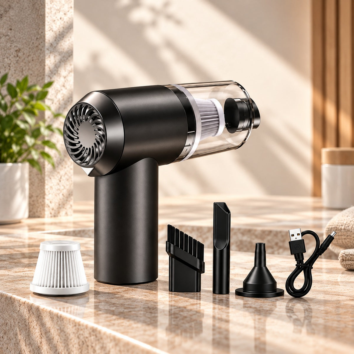 Portable Mini Car Vacuum Cleaner