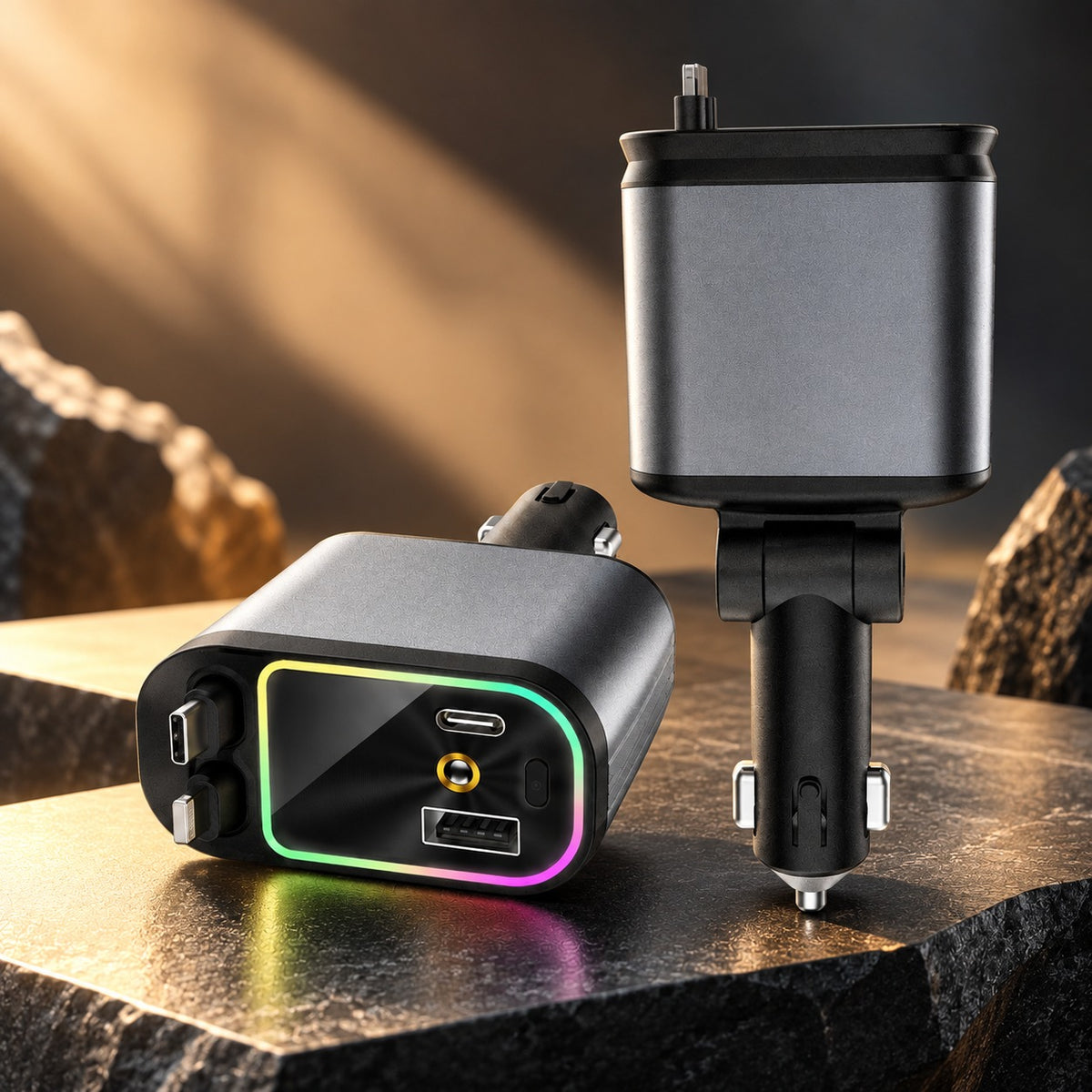 Car Charger with Starlight Projection