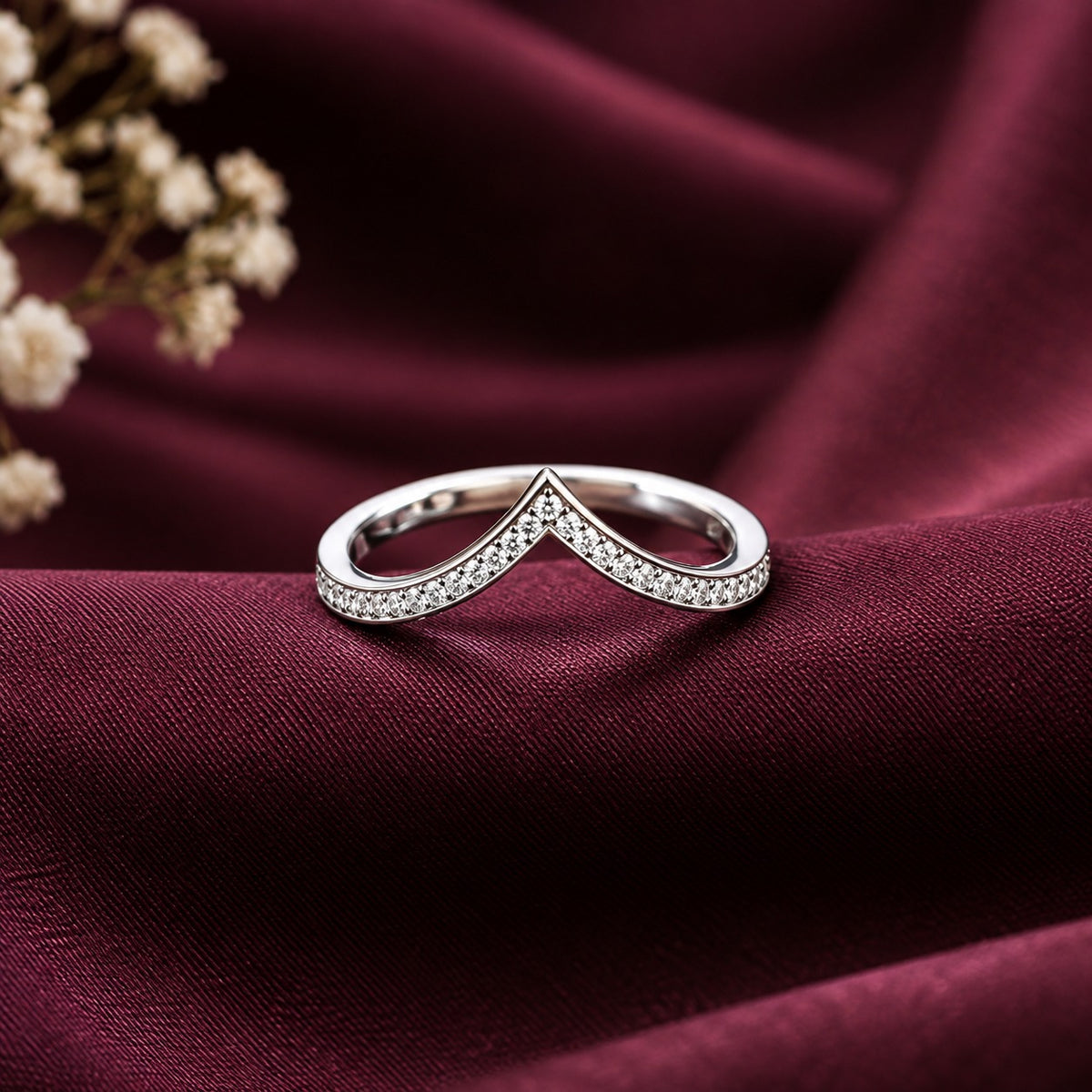 Zirconia Sterling Silver Ring